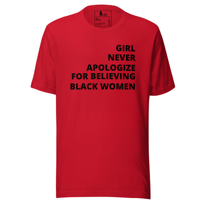 BHM: Girl, Believe Unisex t-shirt